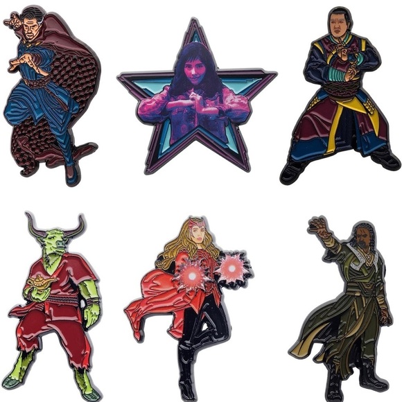 Marvel Doctor Strange Multiverse of Madness Enamel Pins Gift NWT Marvel Universe - Picture 1 of 7